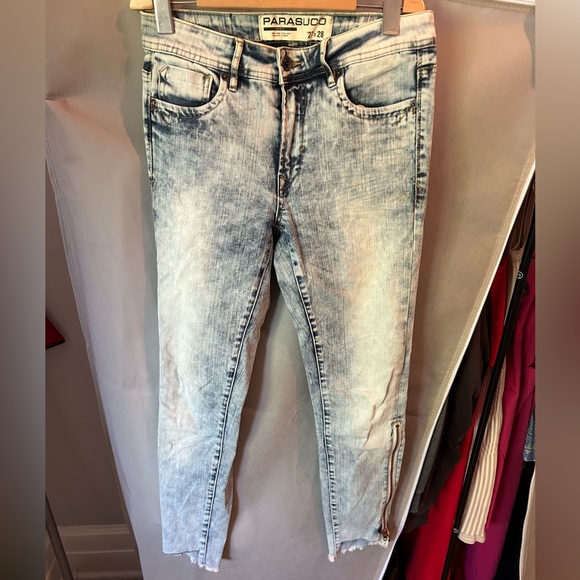 Parasuco « Jackie » light acid washed jeans high rise skinny - Picture 1 of 5